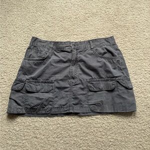 Zara Black Mini cargo Skirt